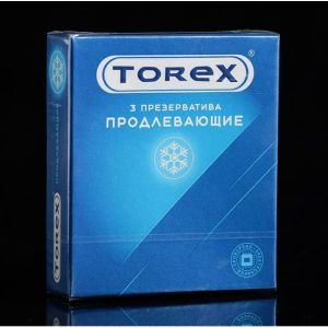 Презервативы с анестетиком TOREX 3шт