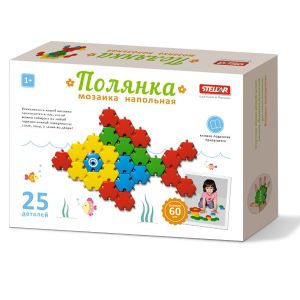 STELLAR Мозаика «Полянка» (диаметр 60мм/25 деталей), «Рыбка»