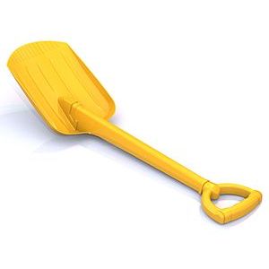 Нордпласт Лопата 70 см желтая