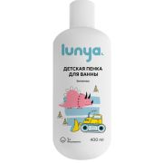 Пена Детская для ванны LUNYA, Земляника, 400 мл., от 1 года