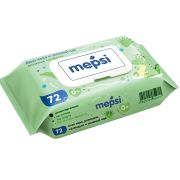 Салфетки влажные детские алое вера MEPSI, 72 шт.,  GENTLE CARE