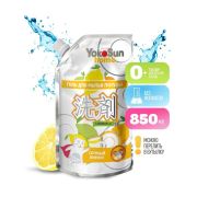 Гель для мытья посуды YokoSun, Сочный лимон, дойпак 850 мл., /12