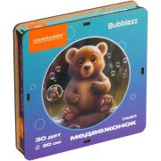 Пазлы деревянные UNIDRAGON Bubblezz Медвежонок 30 деталей