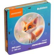 Пазлы деревянные UNIDRAGON Bubblezz Лисёнок 30 деталей