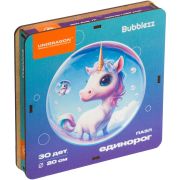 Пазлы деревянные UNIDRAGON Bubblezz Единорог 30  деталей