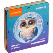 Пазлы деревянные UNIDRAGON Bubblezz Совёнок 30 деталей