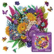 Пазлы деревянные UNIDRAGON FLORA Цветущий букет 100 pcs