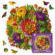 Пазлы деревянные UNIDRAGON FLORA Чарующий букет 100 pcs