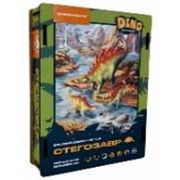 Пазлы деревянные UNIDRAGON Dino Стегозавр 100 дет