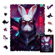 Пазлы деревянные  UNIDRAGON Pop-Art Кибер Кролик 250 pcs