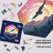 Пазлы деревянные UNIDRAGON Королевская птица 100 pcs