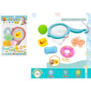 Набор игровой для купания (сачок на присоске + 5 предметов), 3+