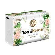Салфетки бумажные TomiHome, «Флора», 2 слоя, мягкая уп. 180 шт. // заказ кратно 5, цена за 1шт