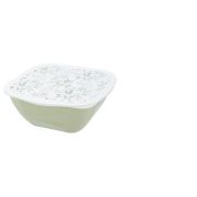 САЛАТНИК С КРЫШКОЙ С ДЕКОРОМ PERFECT 4,5Л (Зеленый)