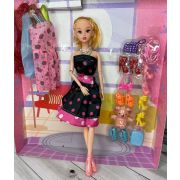 Кукла в коробке с одеждой + аксессуары