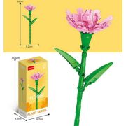 Конструктор 3D «Цветок розовый» в коробке, 90 дет., 6+