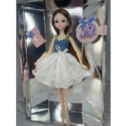 Кукла в коробке с туфлями, руки сгибаются,3+