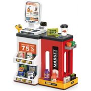 Супермаркет (стойка, касса, сканер, продукты), 47 предметов, свет, звук