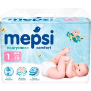 Подгузники детские MEPSI Comfort, NB (до 6кг), 30 шт.НОВИНКА