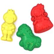 Нордпласт Формочки «Сказка» (3 шт.: конь, принц, принцесса)