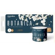 Бумага туалетная в рулоне MARABU Botanica, 4-х слойная, лист 104х138 мм, 25.5 м/рулон (185 л), // 10 рул в упаковке