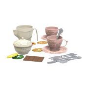 Нордпласт Набор посудки «Царский фарфор» с игровыми принадлежностями
