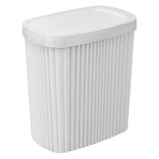 КОНТЕЙНЕР ДЛЯ МУСОРА «VELVET» 1,9Л 160х100Х172ММ (Светло-серый флэк)