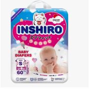 Подгузники  «INSHIRO» размер S  60шт/упак. (4-8кг)