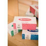 Салфетки в коробке  INSHIRO  MegaBox EkoNeko 2-х. сл.белые (300 шт.) РАЗМЕР ЛИСТА 19*19 СМ//продажа кратно 3 шт