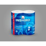 Бумага туалетная с тиснением INSHIRO 3-х сл.4 рул. 23м.