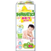 Подгузники-трусики детские одноразовые «MANEKI», размер XL, >12 кг, 38 шт