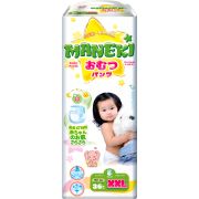 Подгузники-трусики детские одноразовые «MANEKI», размер XXL, >15 кг, 36 шт