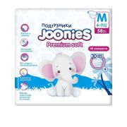 JOONIES Premium Soft Подгузники, размер M (6-11 кг), 58 шт