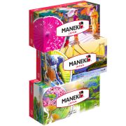 Салфетки бумажные «Maneki» DREAM 2 слоя, белые, 200 шт/ кратно 3