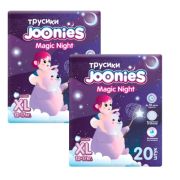 JOONIES Magic Night Подгузники-трусики, размер XL (12-17 кг), 20 шт.*2