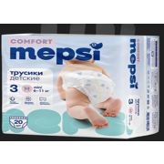Подгузники-трусики детские MEPSI Comfort, М (6-11 кг), 20 шт
