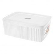 КОРОБКА С КРЫШКОЙ «VELVET», 295х225х110 ММ, 6,55Л (белый)