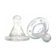 Соска молочная классической формы с быстрым потоком, 2 шт. (силикон) 6+