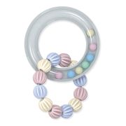 STELLAR Погремушка-прорезыватель «Веселый браслетик». Коллекция «Бисквит»