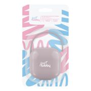 Футляр для соски-пустышки just lubby куб, микс, от 0 мес., с крюч., РР