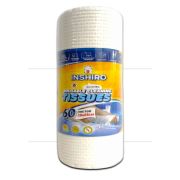 Салфетка полипропиленовая с целлюлозой INSHIRO  белый, 60 листов