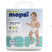 Подгузники MEPSI Comfort, L (9-14 кг), 18 шт