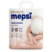 Подгузники MEPSI Premium, S (4-9 кг), 24 шт