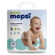 Подгузники MEPSI Comfort, М (6-11 кг), 20 шт