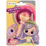 Детский блеск для губ, цвет персиковый, 3+, TRIXIKI Сладкий персик