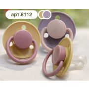 Соска-пустышка силиконовая, баллон круглой формы, 1 шт. (силикон, ПП) 4+