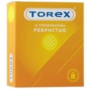 Презервативы ребристые TOREX 3 шт