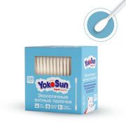 Палочки ватные экологичные YokoSun, 200 шт.  //заказ кратно 10