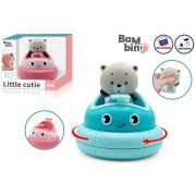 Игрушка для купания Bambini, на батарейках, в русифицированной упаковке, с брызгалкой, съемный мишка, цвет в ассортименте