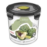 КОНТЕЙНЕР ДЛЯ ПРОДУКТОВ ГЕРМЕТИЧНЫЙ С КЛАПАНОМ «BRILLIANT» КРУГЛЫЙ 1,15Л (Черный)